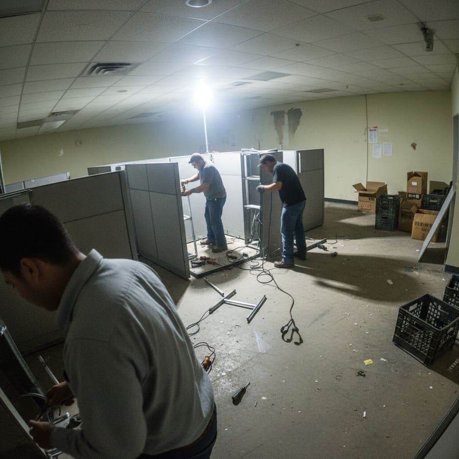 Behind-refrigerator access and cleaning during seasonal spring clean